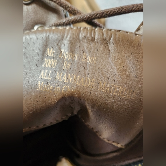 Seven7 Mr. Zipper Faux Leather Bronze Combat Moto Boots - Picture 8 of 10